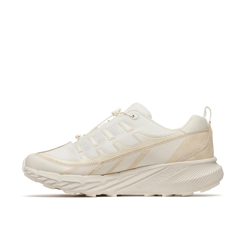Merrell Agility Trail Trek lifestyle sneaker in Chalk, opposite side profile