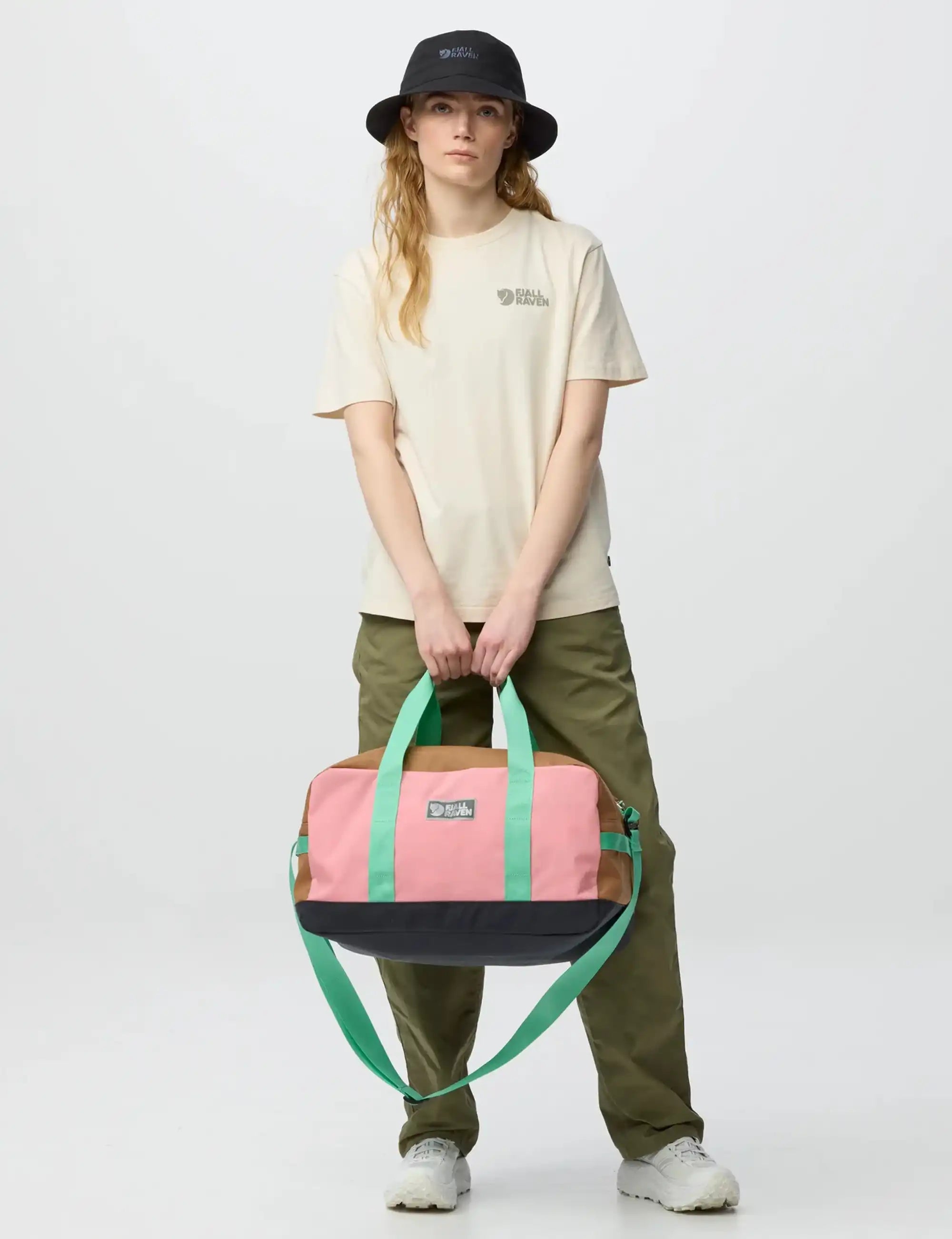 Fjallraven Vardag Duffel 33L - Poppy Pink-Khaki Dust